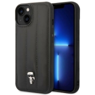 Karl Lagerfeld KLHCP14SPSQPK iPhone 14 / 15 / 13 6,1" hardcase czarny/black Puffy Ikonik Pin