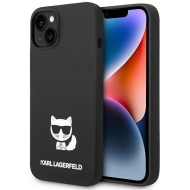 Karl Lagerfeld KLHCP14SSLCTBK iPhone 14 / 15 / 13 6,1" hardcase czarny/black Silicone Choupette Body