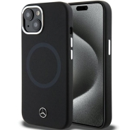 Mercedes MEHMP15S23SCMK iPhone 15 / 14 / 13 6.1" czarny/black hardcase Silicone Bicolor MagSafe