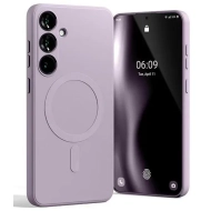 Etui do Samsung Galaxy S24+ Mercury MagSafe Semi-Silicone liliowe