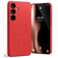Etui do Samsung Galaxy S24 Mercury MagSafe Semi-Silicone czerwone