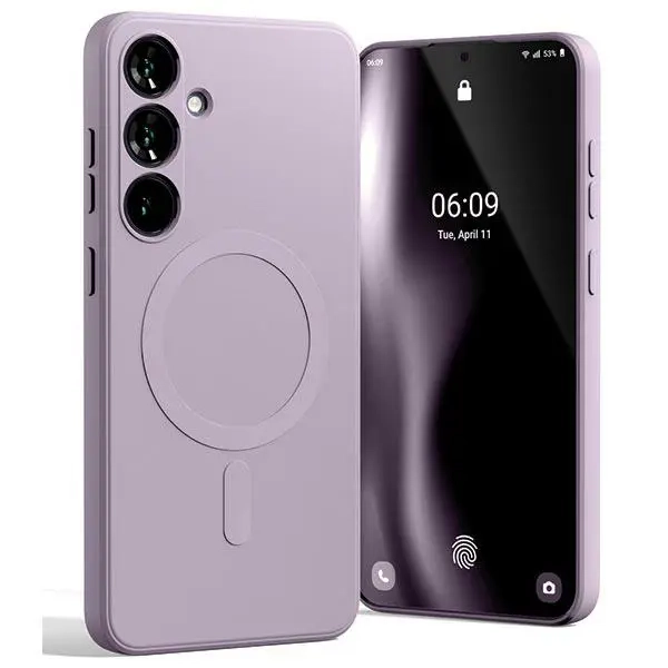 Etui do Samsung Galaxy S24 Mercury MagSafe Semi-Silicone liliowe