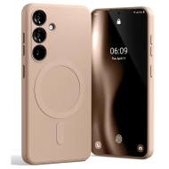 Etui do Samsung Galaxy S24 Mercury MagSafe Semi-Silicone różowo-piaskowe