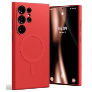 Etui do Samsung Galaxy S24 Ultra Mercury MagSafe Semi-Silicone czerwone