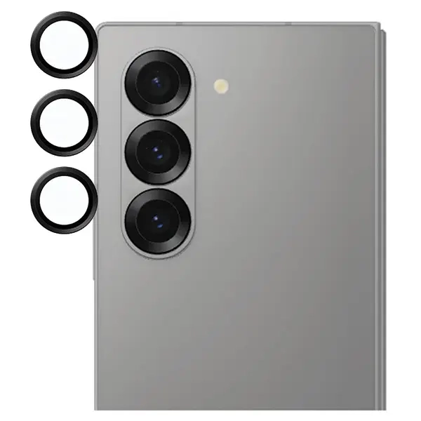 Szkło hartowane na aparat PanzerGlass Hoops do Samsung Galaxy Z Fold6 czarne