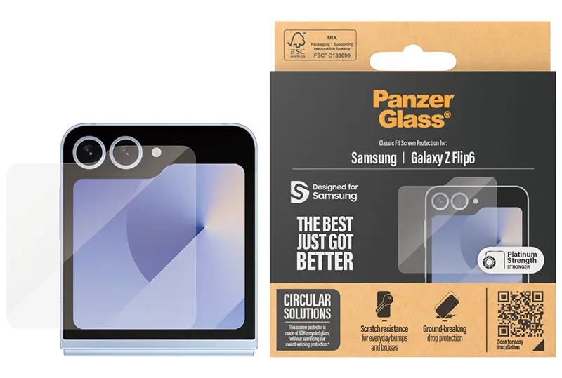 Szkło hartowane do Galaxy Z Flip6 PanzerGlass Classic Fit Screen Protection