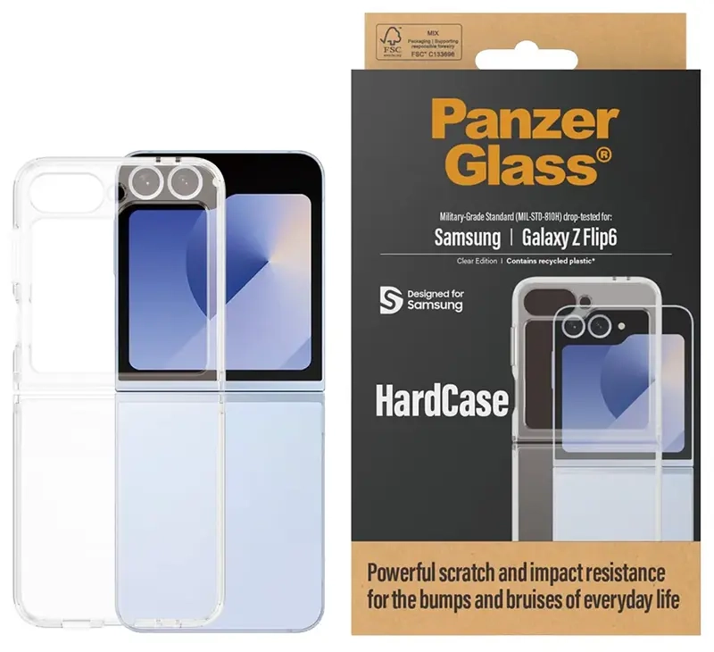 Etui do Samsung Galaxy Z Flip6 PanzerGlass HardCase przezroczyste