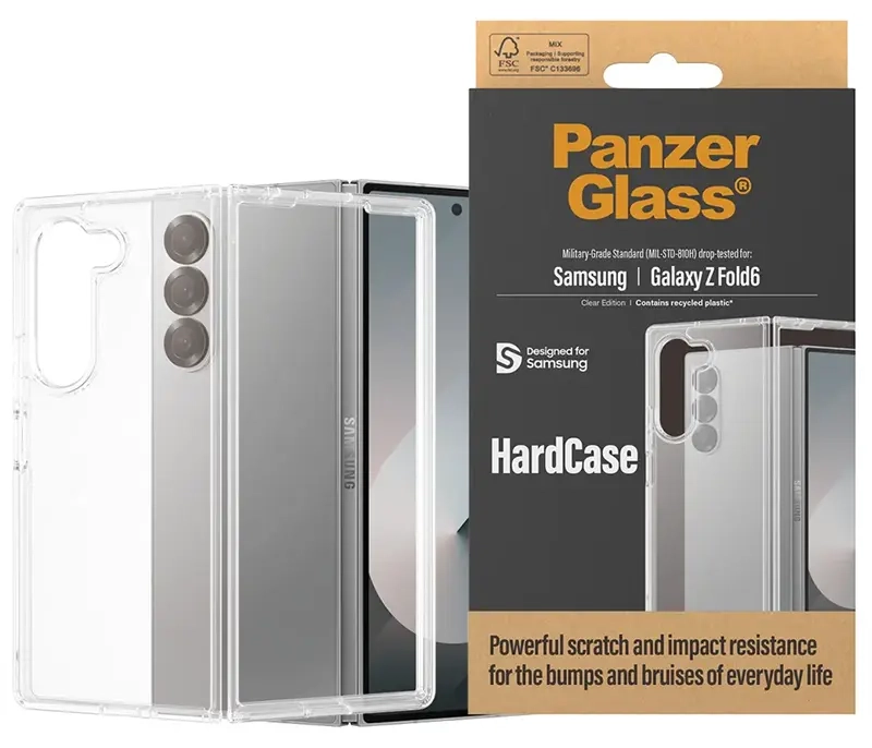 Etui do Samsung Galaxy Z Fold6 PanzerGlass HardCase przezroczyste