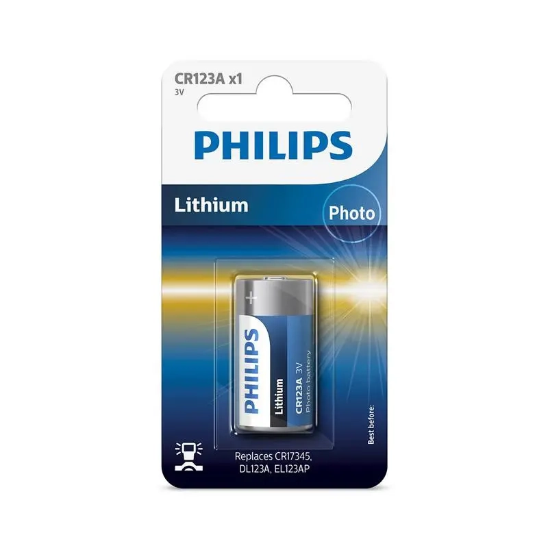 Bateria litowa Philips Lithium Photo CR123A 3V blister 1 szt.