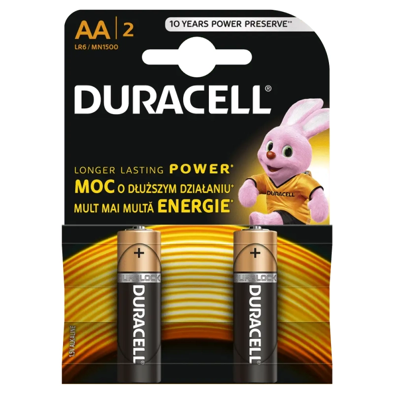 Bateria Duracell Basic AA/LR6 K2