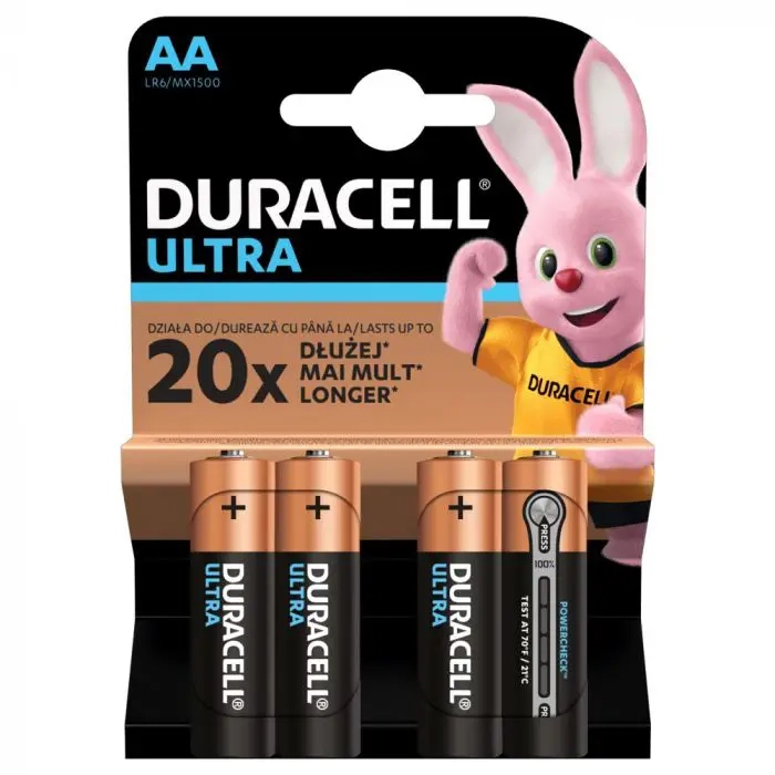 Bateria Duracell Ultra AA LR6 Blister 4szt.