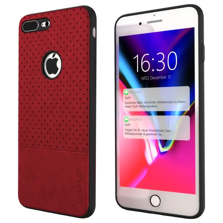 Etui do iPhone 7 Plus QULT Drop czerwone