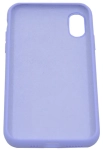 Etui silikonowe do Apple iPhone XS 4Mobee fioletowe