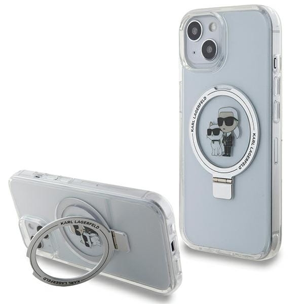 Etui Karl Lagerfeld iPhone 14 / 15 / 13 6.1" biały