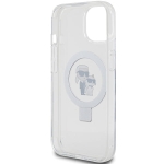 Etui Karl Lagerfeld iPhone 14 / 15 / 13 6.1" biały