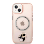 Etui Karl Lagerfeld iPhone 14 / 15 / 13 6,1" różowy 3