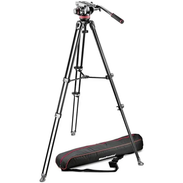Zestaw wideo Manfrotto głowica 502A, statyw 502AM i torba MVK502AM-