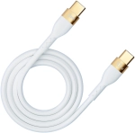 Kabel USB-C - USB-C 100 W 2 m HyperSilicone 3MK biały