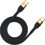 Kabel USB-C - USB-C 100 W 2 m HyperSilicone 3MK czarny