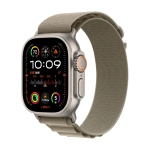 Apple Watch Ultra 2 GPS + Cellular 49 mm koperta tytanowa + opaska Alpine rozmiar M oliwkowy