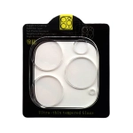 Szkło hartowane na aparat do iPhone 16 Pro Max Ecobox ramka czarna