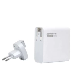 Ładowarka sieciowa USB - USB-C 65W Power Delivery PD+QC3.0 Somostel biała