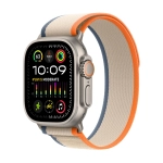 Apple Watch Ultra 2 GPS + Cellular 49 mm koperta tytanowa + opaska Trail rozmiar M/L pomarańczowo-beżowy
