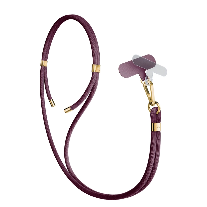 Smycz do telefonu 3MK EasyClip Elite Mulberry (gold)