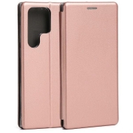 Beline Etui Book Magnetic Samsung S23 Ultra S918 różowo-złoty/rose gold