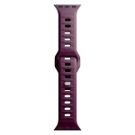 3MK Silicone Watch Strap ciemnofioletowy /mulberry dla Apple Watch 42/44/45/49mm
