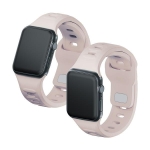 3MK Silicone Watch Strap różowobeżowy/ latte dla Apple Watch 38/40/41mm