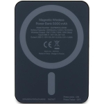 Guess Powerbank indukcyjny 15W GUPBM5ALGSGK 5000mAh czarny/black MagSafe Metal Script Logo