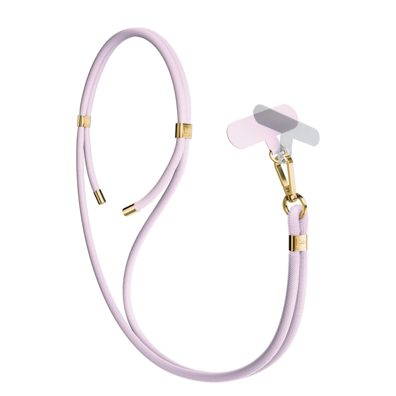 Smycz do telefonu 3MK EasyClip Elite Powder Pink (gold)