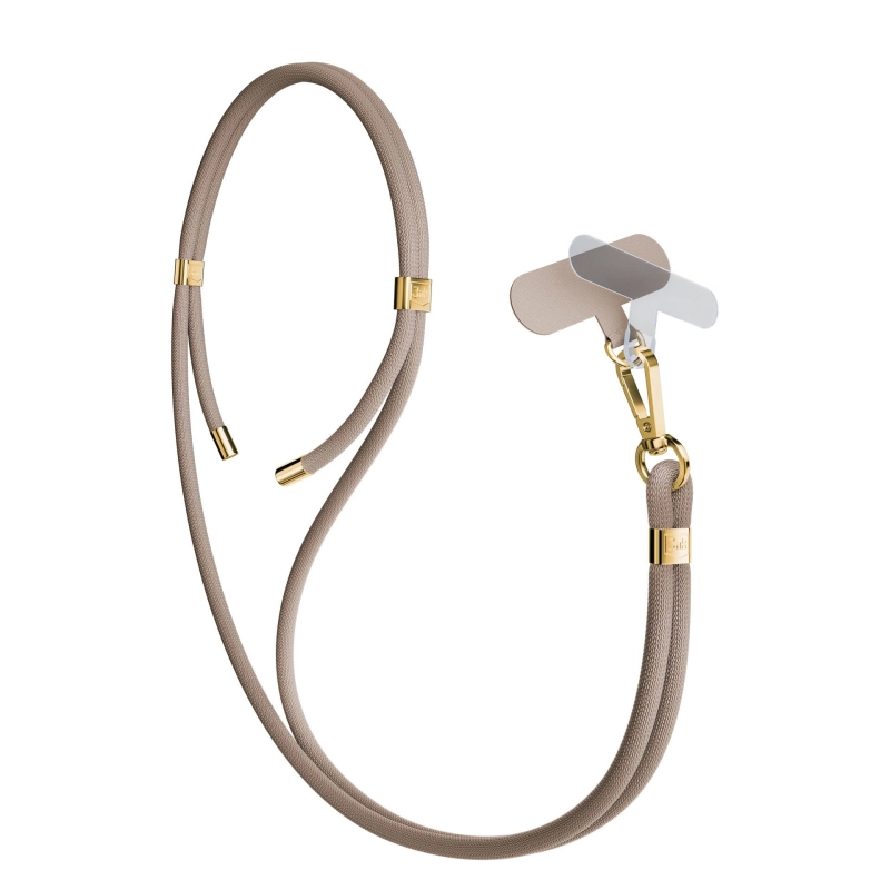Smycz do telefonu 3MK EasyClip Elite Taupe (gold)