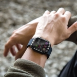 UNIQ etui Garde Apple Watch Series 4/5/6/SE/SE2 40mm. szary/smoked grey
