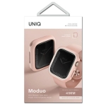 UNIQ etui Moduo Apple Watch Series 4/5/6/7/8/9/SE/SE2 40/41mm różowy-biały/blush-white
