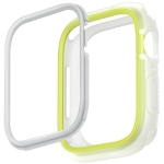 UNIQ etui Moduo Apple Watch Series 4/5/6/7/8/9/SE/SE2 44/45mm limonka-biały/lime-white
