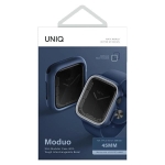 UNIQ etui Moduo Apple Watch Series 4/5/6/7/8/9/SE/SE2 44/45mm niebieski-szary/blue-grey