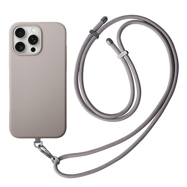 UNIQ etui Coehl Creme iPhone 16 Pro Max 6.9" Magnetic Charging szary/taupe grey
