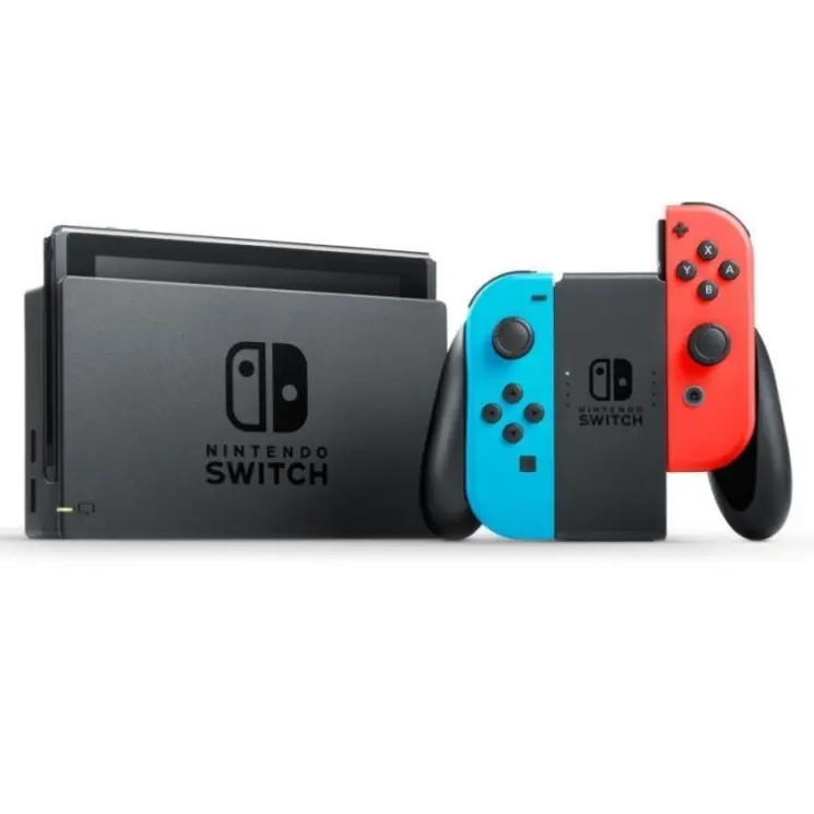 Nintendo Switch V2 czerwono-niebieska