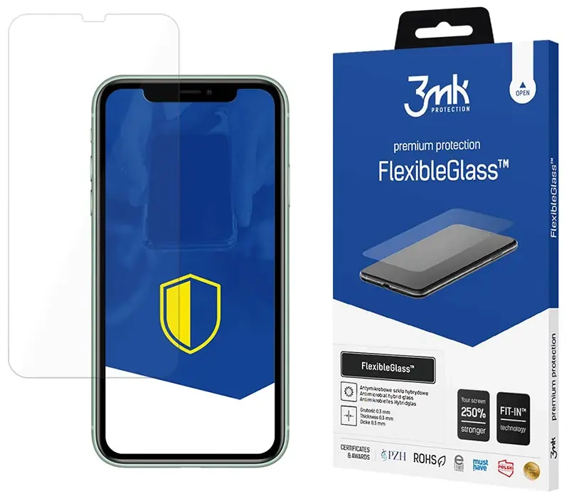Nietłukące szkło hybrydowe na Apple iPhone 11 3mk FlexibleGlass