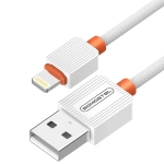 Kabel USB-A - Lightning 2A 18 W 1m Somostel SMS-BP03 Quick Charge QC3.0 biały