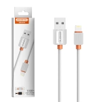 Kabel USB-A - Lightning 2A 18 W 1m Somostel SMS-BP03 Quick Charge QC3.0 biały