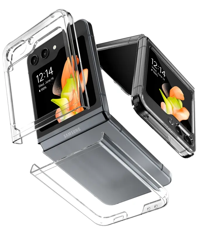 Etui do Samsung Galaxy Z Flip6 Mercury Goospery PC Hard Case przezroczyste