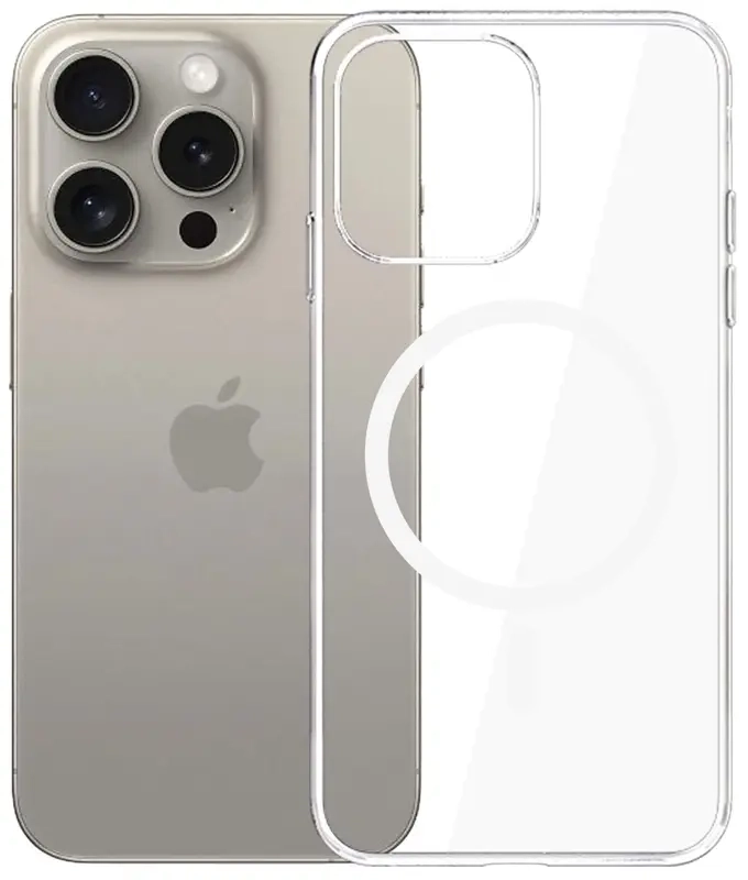 Etui do Apple iPhone 15 Pro Max - 3mk Clear MagCase