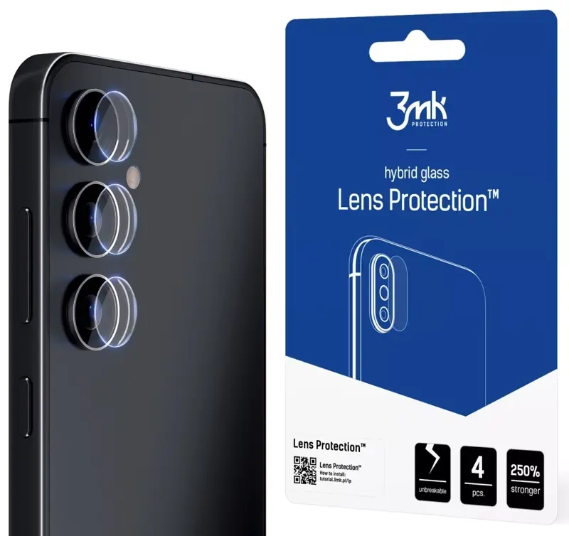Szkło na obiektyw aparatu do Samsung Galaxy S24 FE 3mk Lens Protection