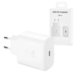 Ładowarka sieciowa USB-C 45 W PD TA845 Denmen biała