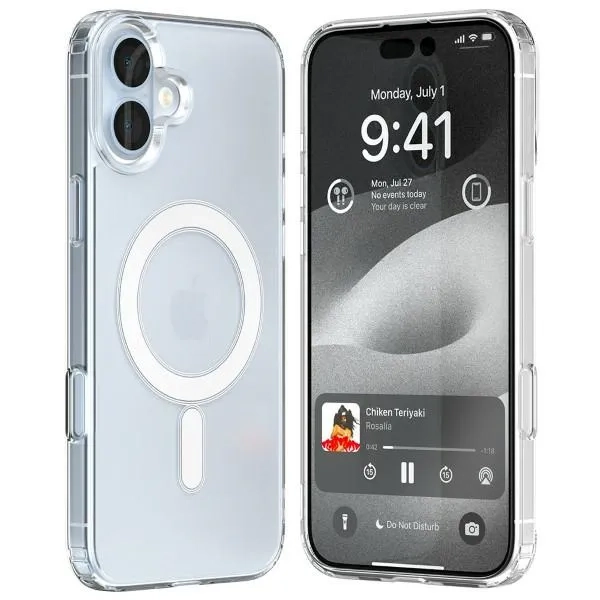 Etui do iPhone 16 Plus Mercury MagSafe Jelhard przezroczyste