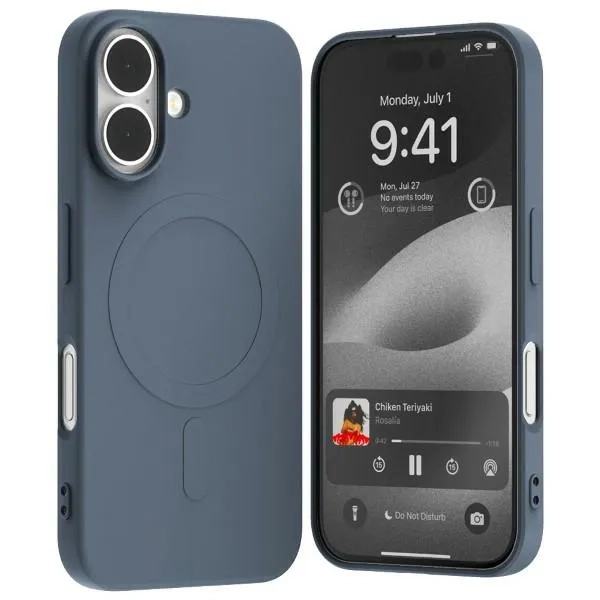 Etui do iPhone 16 Mercury MagSafe Semi-Silicone jasnoniebieskie