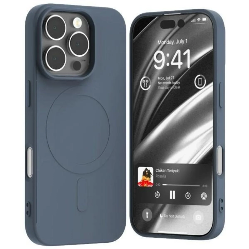 Etui do iPhone 16 Pro Mercury MagSafe Semi-Silicone jasnoniebieski